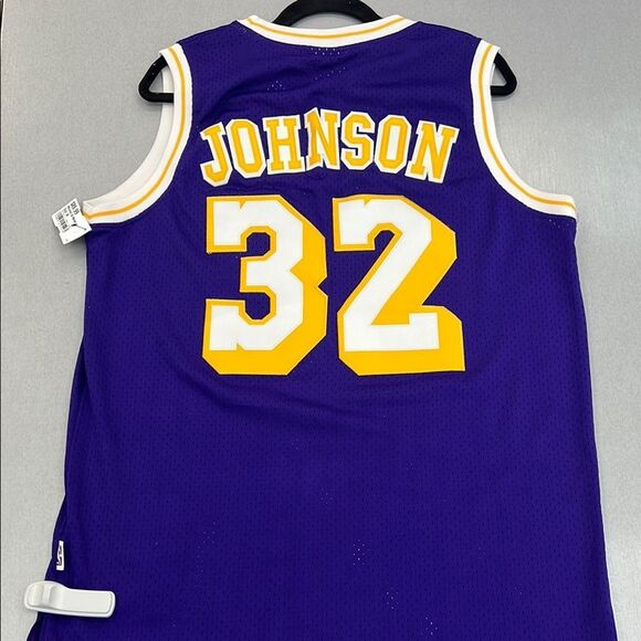 Mitchell & Ness Lakers Purple and Yellow Jersey - Picture 5 of 6
